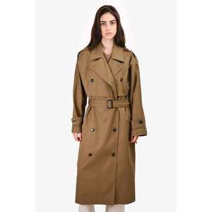 Toteme Army Green Cotton Oversized Trench Coat Size 32